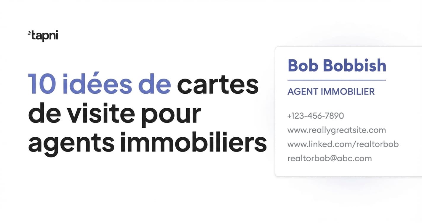 10 idées de cartes de visite pour agents immobiliers