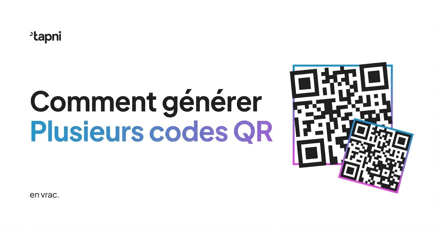Comment générer plusieurs codes QR en masse