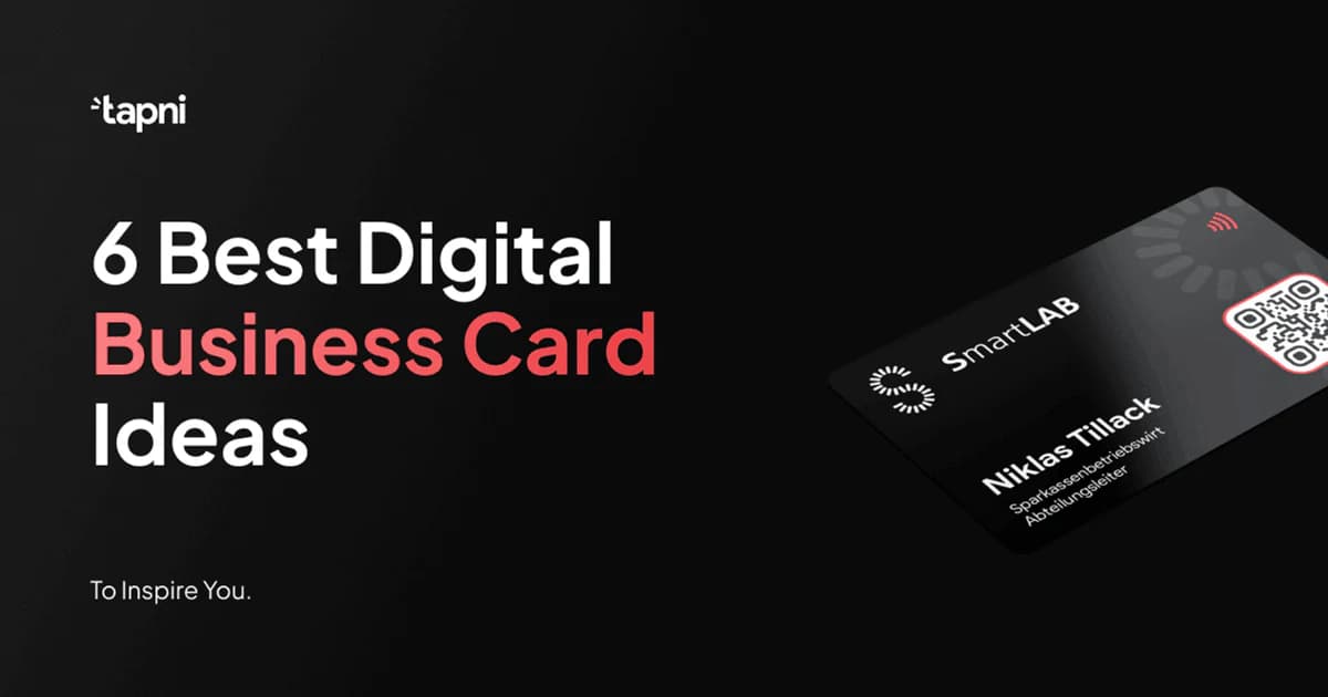 6 Best Digital Business Card Ideas To Inspire You