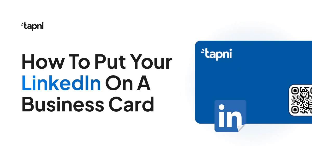 How To Put Your LinkedIn On a Business Card?